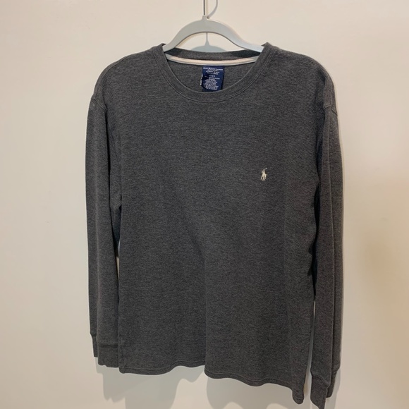 Polo Ralph Lauren Other - Polo by Ralph Lauren long sleeve gray tee sz L